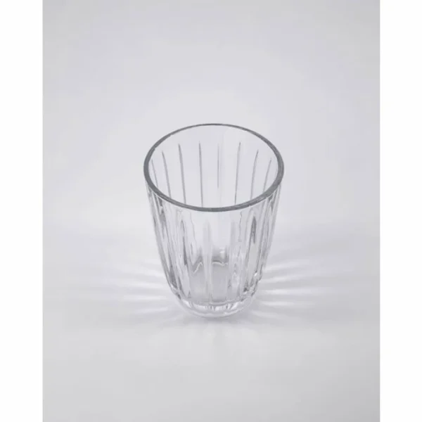 Nicolas Vahé Groove Wasserglas 4er-Set – 4er-Set à Ø 8 Cm – Höhe 10 Cm – Klar 4