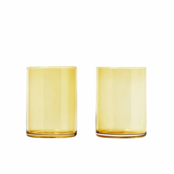 Blomus MERA Trinkgläser 2er-Set – 2 Gläser à 220 Ml – Dull Gold 1