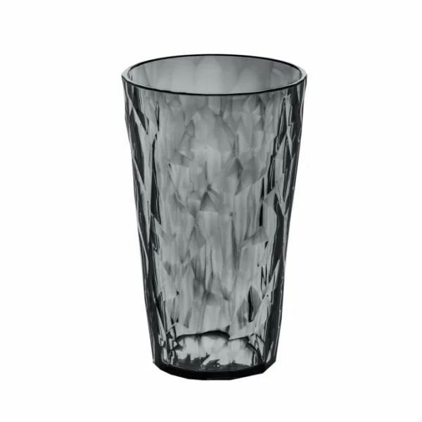 Koziol CLUB L Trinkglas – 400 Ml – Transparent Grey 1