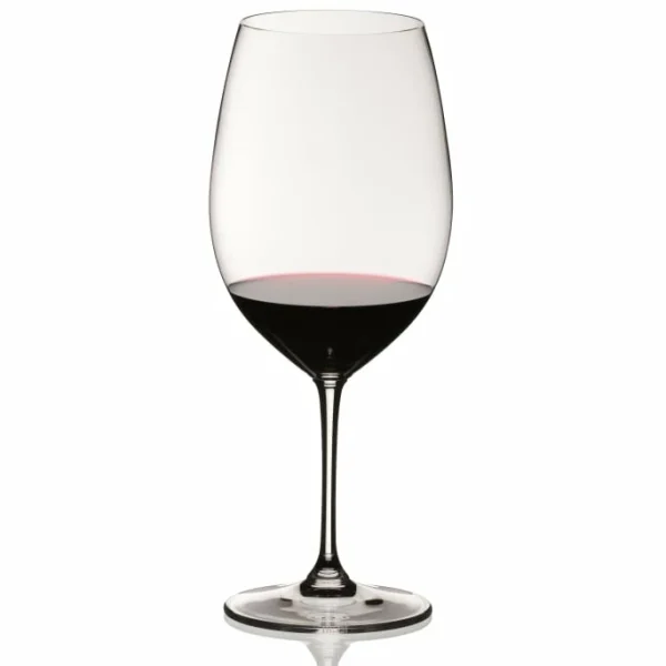 RIEDEL VINUM CABERNET SAUVIGNON MERLOT BORDEAUX WEINGLAS 2er-Set – H 225 Mm – 610 Ml – Ø 95 Mm – Kristallglas 1