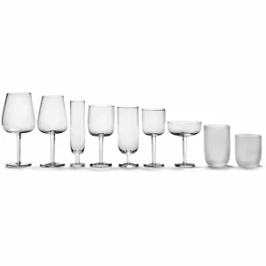 SERAX Base Trinkglas 4er-Set – 4 Gläser à 4 Gläser à 250 Ml – Frosted 12