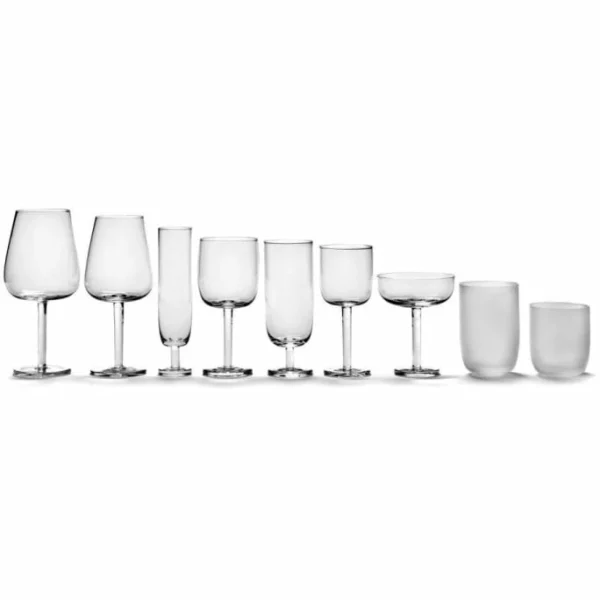 SERAX Base Trinkglas 4er-Set – 4 Gläser à 4 Gläser à 250 Ml – Frosted 5