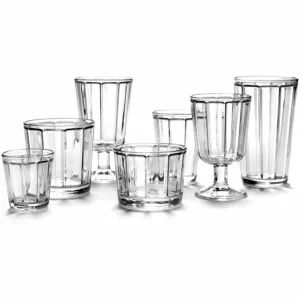 SERAX SURFACE Glas 4er-Set – 4 Gläser à 350 Ml – Clear 15