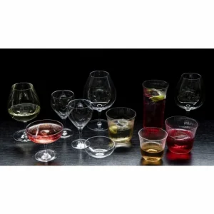 SERAX INKU Glas 4er-Set – 4 Gläser à 300 Ml – Clear 16