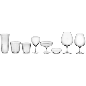 SERAX INKU Glas 4er-Set – 4 Gläser à 250 Ml – Clear 17