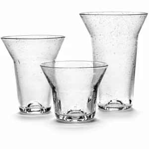 SERAX Table Normad Glas L 4er-Set – 4 Gläser à 400 Ml – Clear 12