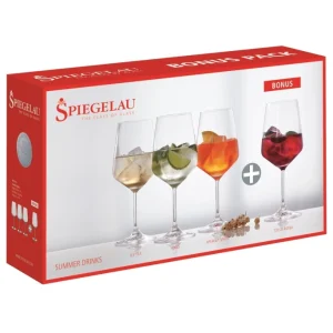 SPIEGELAU Bonus Pack Summer Drinks 4 Für 3-Set – 4 X 630 Ml – Transparent 19