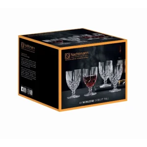 Nachtmann Noblesse Kelchglas 4er-Set Groß – 4 Gläser à 350 Ml – Kristall 6