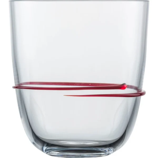 Zwiesel Glas AURA Glasbecher 2er-Set – 2 X 518 Ml – Klar/rot 1