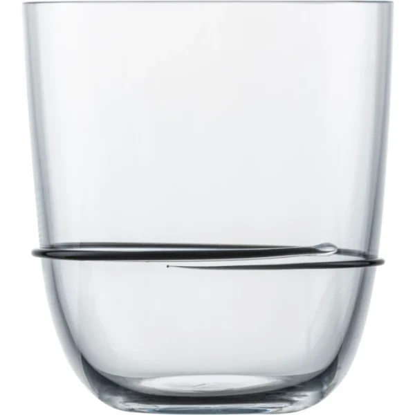 Zwiesel Glas AURA Glasbecher 2er-Set – 2 X 518 Ml – Klar/schwarz 1