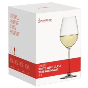 SPIEGELAU Salute Weißweinglas 4er Set – 4 X 465 Ml – Transparent 12