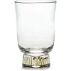 Serax Feast Glas 4er Set – 4 Gläser à 330 Ml – Transparent/stripes Gold 17