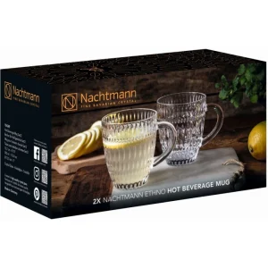 Nachtmann Ethno Becher Für Heißgetränke 2er-Set – 2er-Set: 392 Ml – Kristall 18