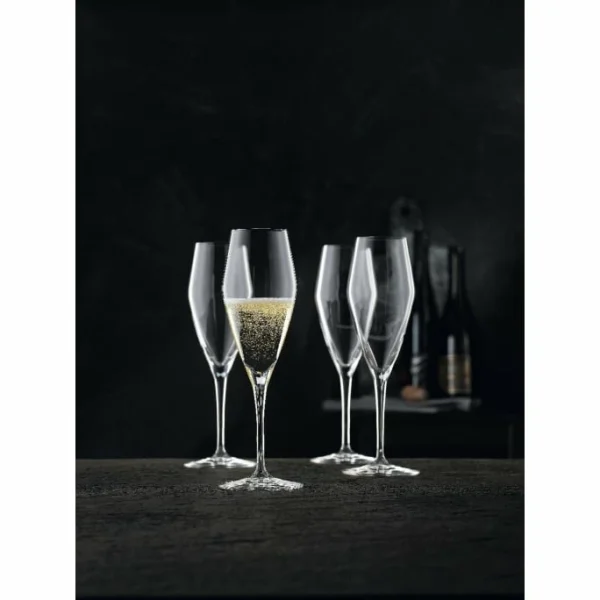 Nachtmann ViNova Champagner-Glas 4er-Set – 4 Gläser à 280 Ml – Kristall 3