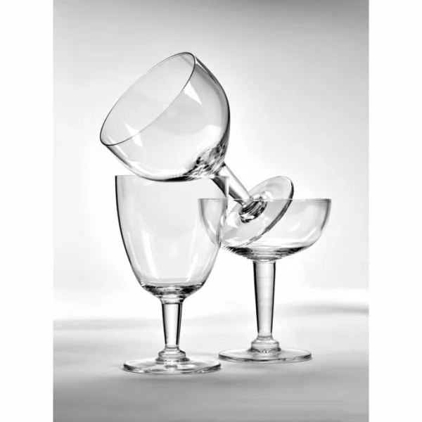 SERAX Boxy’s Take Time Champagnerglas 4er-Set – 4 Gläser à 200 Ml – Clear 3