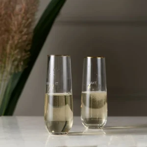 Riviera Maison Rivièra Maison Make It Pop Champagnerglas – 2er-Set – 2er-Set à 270 Ml – Transparent 7