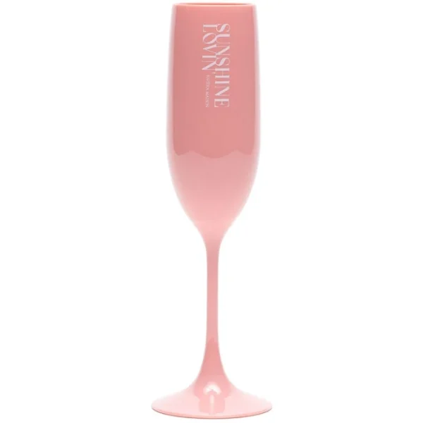 Riviera Maison Rivièra Maison Sunshine Loving Sektglas – 12er-Set – 12er-Set – à 155 Ml – Rosa 1