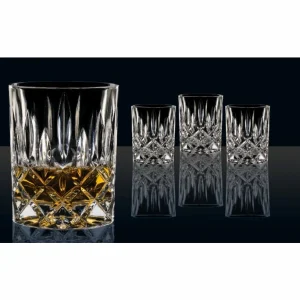 Nachtmann Noblesse Whisky-Glas 4er-Set – 4 Gläser à 295 Ml – Kristall 7