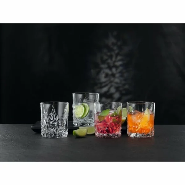 Nachtmann Sculpture Whisky-Glas 4er-Set – 4 Gläser à 365 Ml – Kristall 3