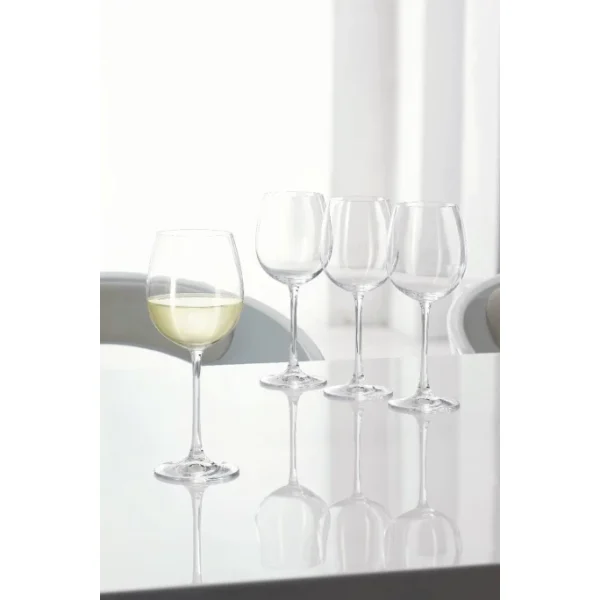 Nachtmann Vivendi Weißweinkelch-Glas 4er-Set – 4 Gläser à 387 Ml – Kristall 3