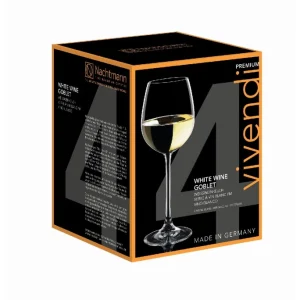 Nachtmann Vivendi Weißweinkelch-Glas 4er-Set – 4 Gläser à 387 Ml – Kristall 9