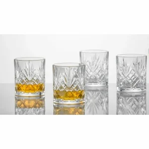 Schott Zwiesel Show Whiskygläser – 4er-Set – 4er-Set – Ø 8,2 Cm – Höhe: 10,9 Cm – Klar 12