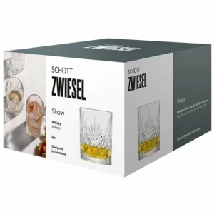 Schott Zwiesel Show Whiskygläser – 4er-Set – 4er-Set – Ø 8,2 Cm – Höhe: 10,9 Cm – Klar 14