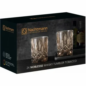 Nachtmann Noblesse Whisky-Glas 2er-Set – 2 Gläser à 295 Ml – Tobacco 12