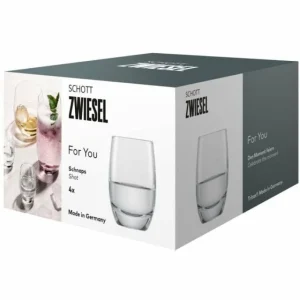 Schott Zwiesel For You Schnapsgläser – 4er-Set – 4er-Set – Ø 4,7 Cm – Höhe: 7,4 Cm – Klar 13