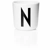 Design Letters Kids Classics Trinkbecher – 175 Ml, 7,5×7,5×7,5 Cm – Ø 7,5 Cm – N – White 13