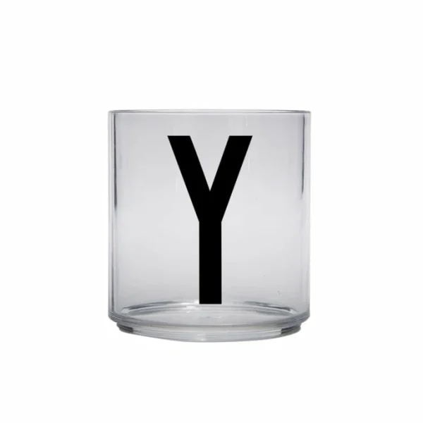 Design Letters KIDS PERSONAL DRINKING GLASS Trinkglas – Höhe 7,3 Cm – Ø 7,4 Cm – Y – Tritanglas 1