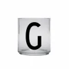 Design Letters KIDS PERSONAL DRINKING GLASS Trinkglas – Höhe 7,3 Cm – Ø 7,4 Cm – G – Tritanglas 7