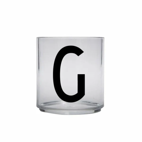 Design Letters KIDS PERSONAL DRINKING GLASS Trinkglas – Höhe 7,3 Cm – Ø 7,4 Cm – G – Tritanglas 1