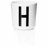 Design Letters Kids Classics Trinkbecher – 175 Ml, 7,5×7,5×7,5 Cm – Ø 7,5 Cm – H – White 7