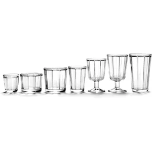 SERAX SURFACE Rotweinglas 4er-Set – 4 Gläser à 230 Ml – Clear 18