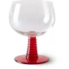 HK Living Swirl Weinglas Low – 8er-Set – 8er-Set à 350 Ml – Red 22