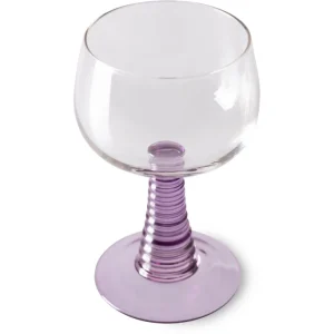 HK Living Swirl Weinglas High – 8er-Set – 8er-Set à 275 Ml – Purple 8