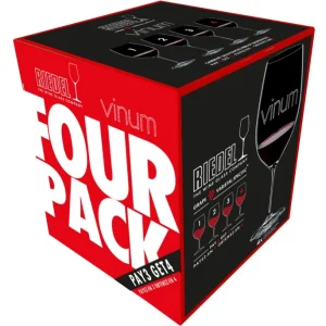 RIEDEL VINUM CABERNET MERLOT Weinglas 4er-Set – Kaufe 4 Zahle 3 – 4er-Set: 610 Ml – Kristall 6