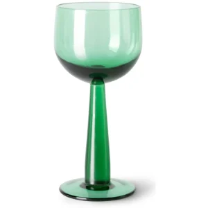 HK Living The Emeralds Weinglas – 4er-Set – 4er-Set: 200 Ml – Ø 8 Cm – 8x8x17,2 Cm – Fern Green 11