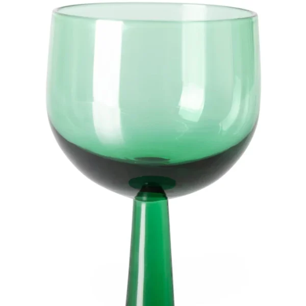 HK Living The Emeralds Weinglas – 4er-Set – 4er-Set: 200 Ml – Ø 8 Cm – 8x8x17,2 Cm – Fern Green 4