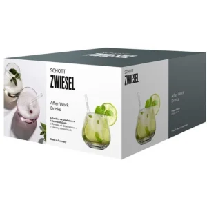 Schott Zwiesel After Work Drinks Tumbler – 4er-Set – 9-teiliges Set – Klar 11