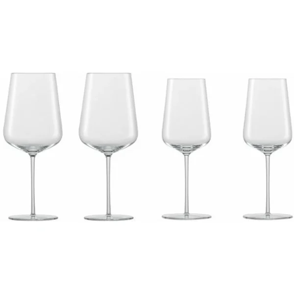 Zwiesel Glas Vivid Vervino Weingläser – 4-teiliges Set – 4-teiliges Set – Klar 1