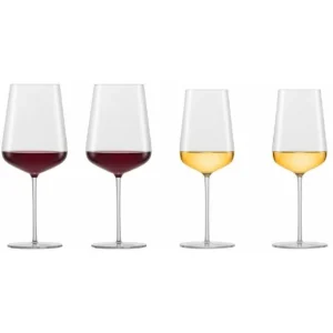 Zwiesel Glas Vivid Vervino Weingläser – 4-teiliges Set – 4-teiliges Set – Klar 8